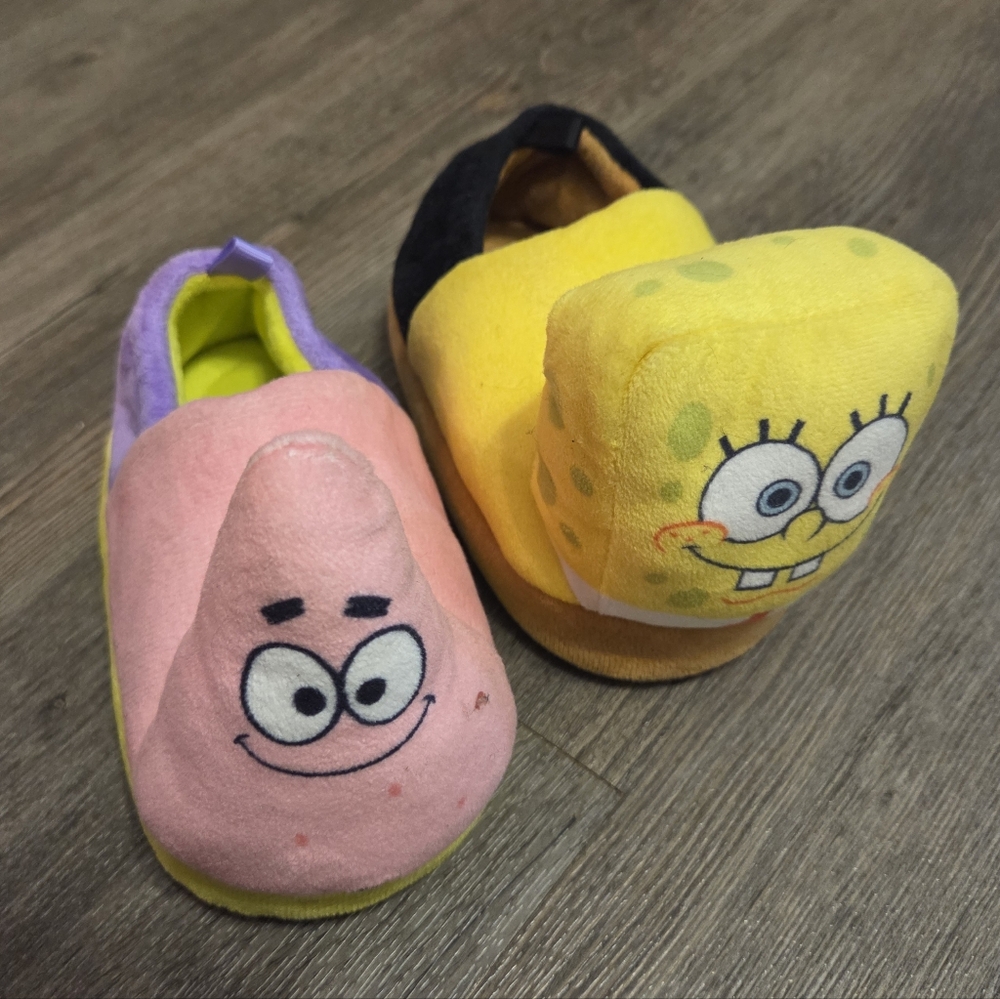 3 for $15 / SpongeBob and Patrick Kids' Slippers